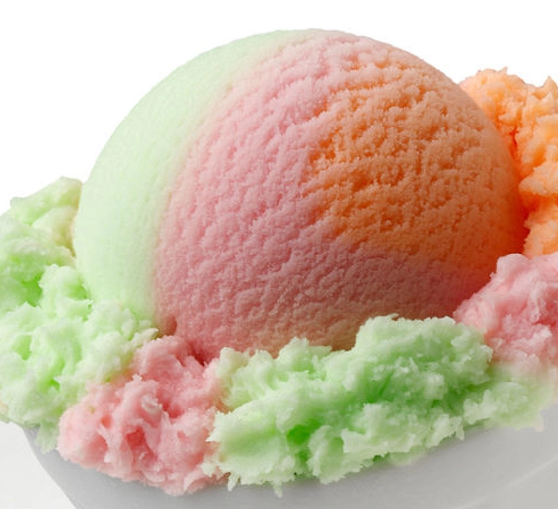 Homemade Rainbow Sherbet Recipe