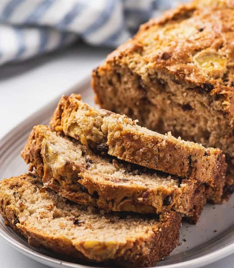 Banana Bread with Streusel Topping