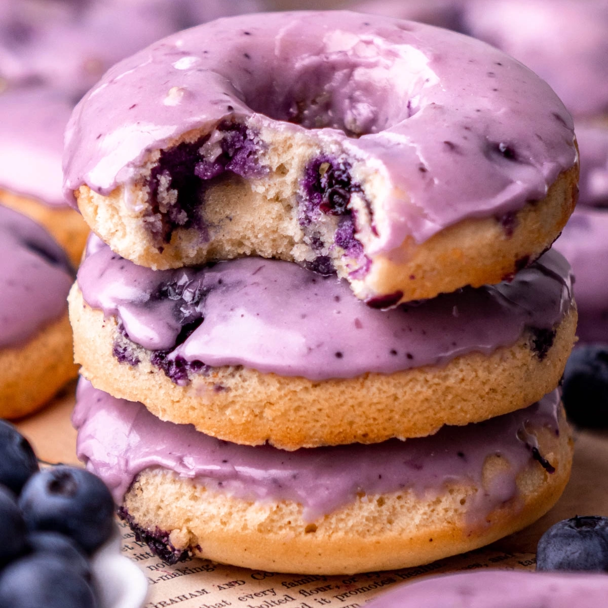 Blueberry Donut