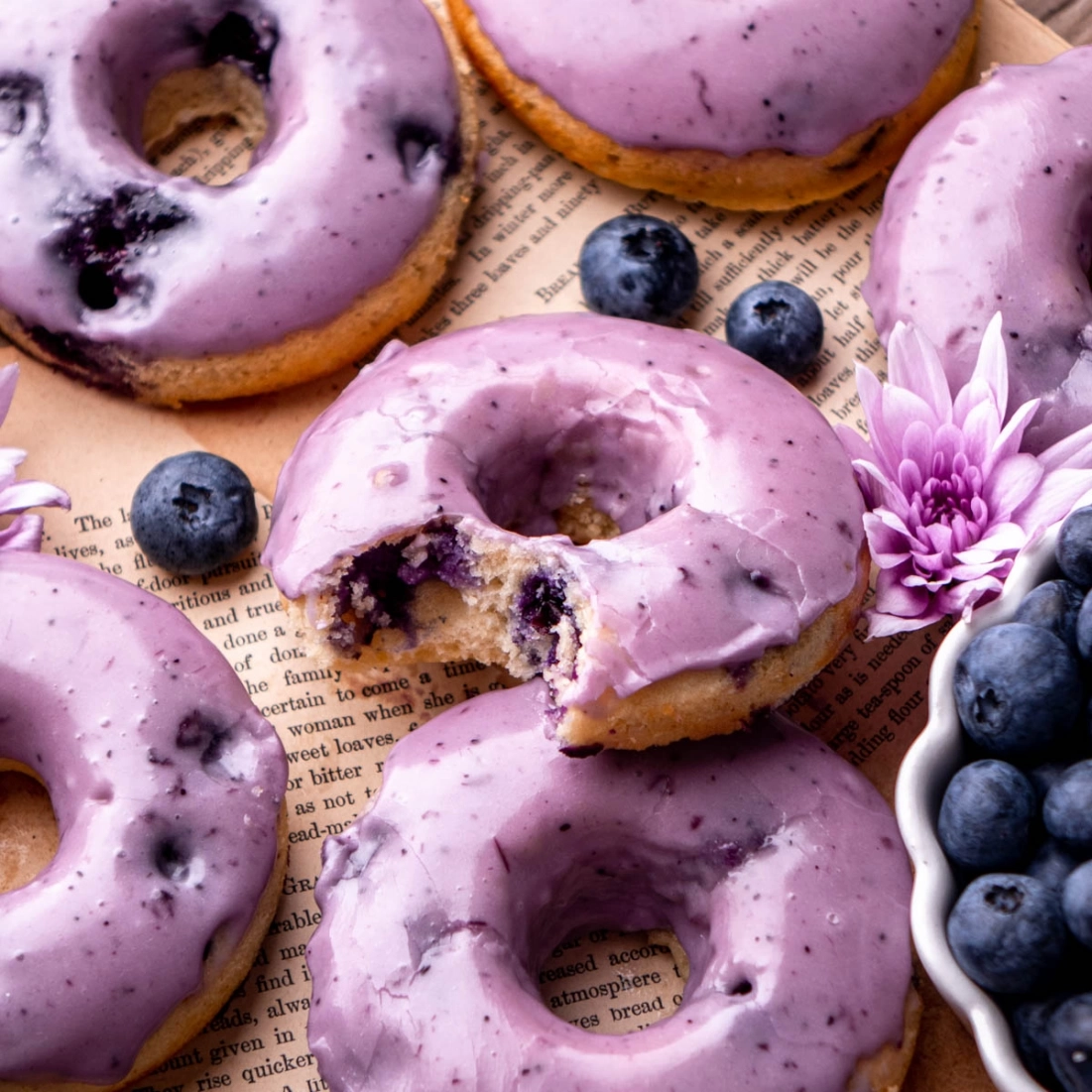 Blueberry Donut