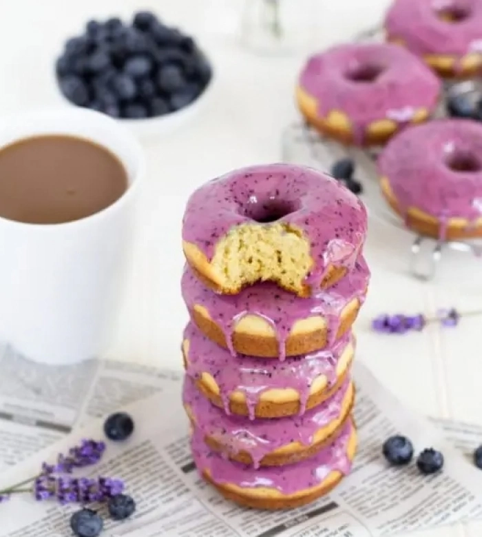 Blueberry Donuts