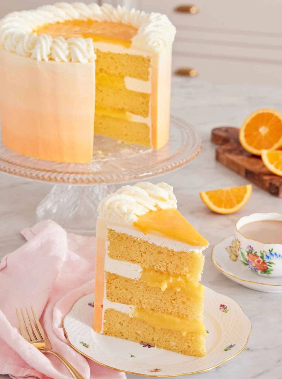 Orange Creamsicle Cake