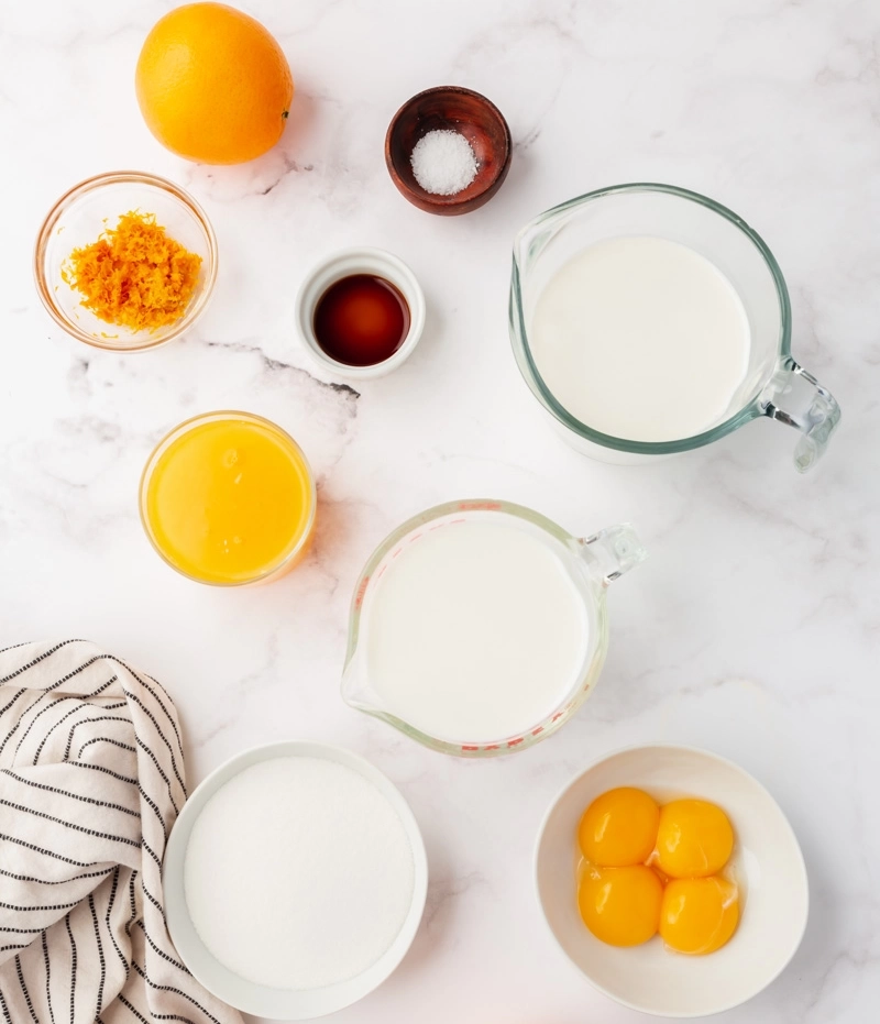 Orange Ice Cream ingredients