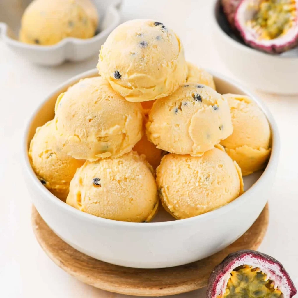 Passion Fruit Ice Cream