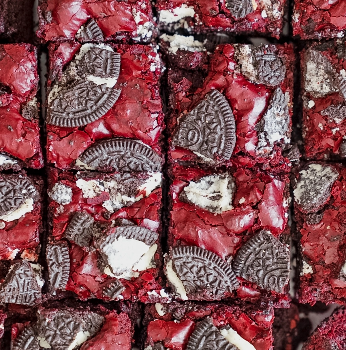 Red Velvet Oreo Brownies Recipe