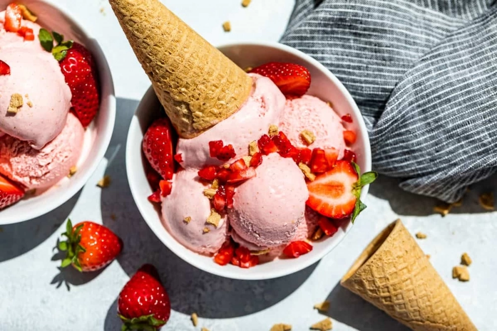 Strawberry Cheesecake Ice Cream Recipe