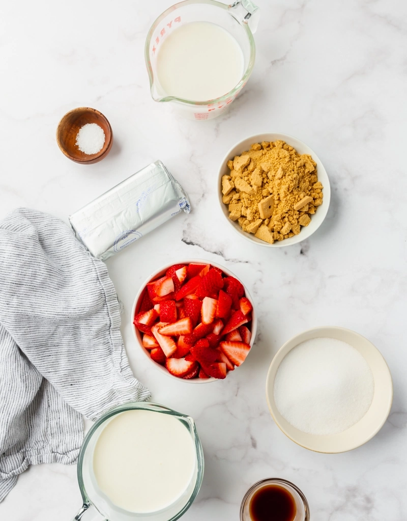 Strawberry Cheesecake Ice Cream Recipe