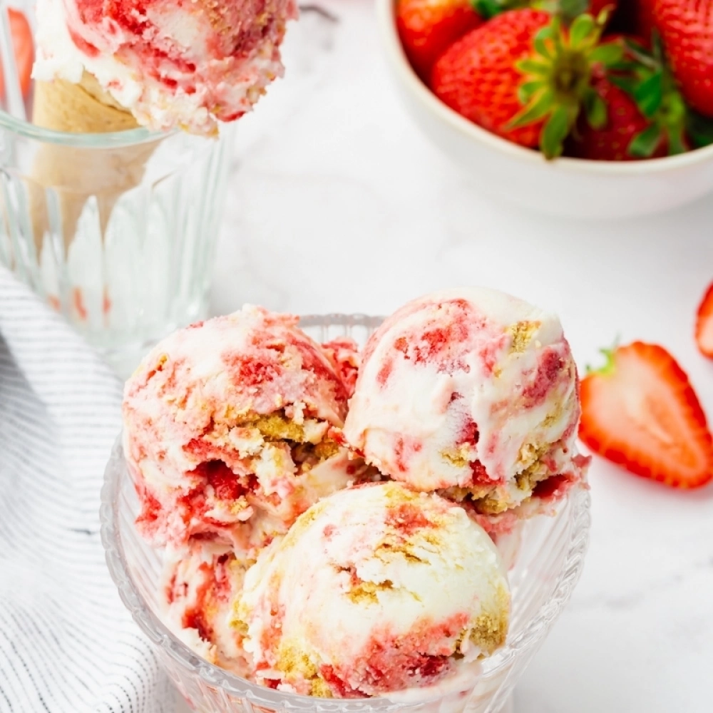 Strawberry Cheesecake Ice Cream