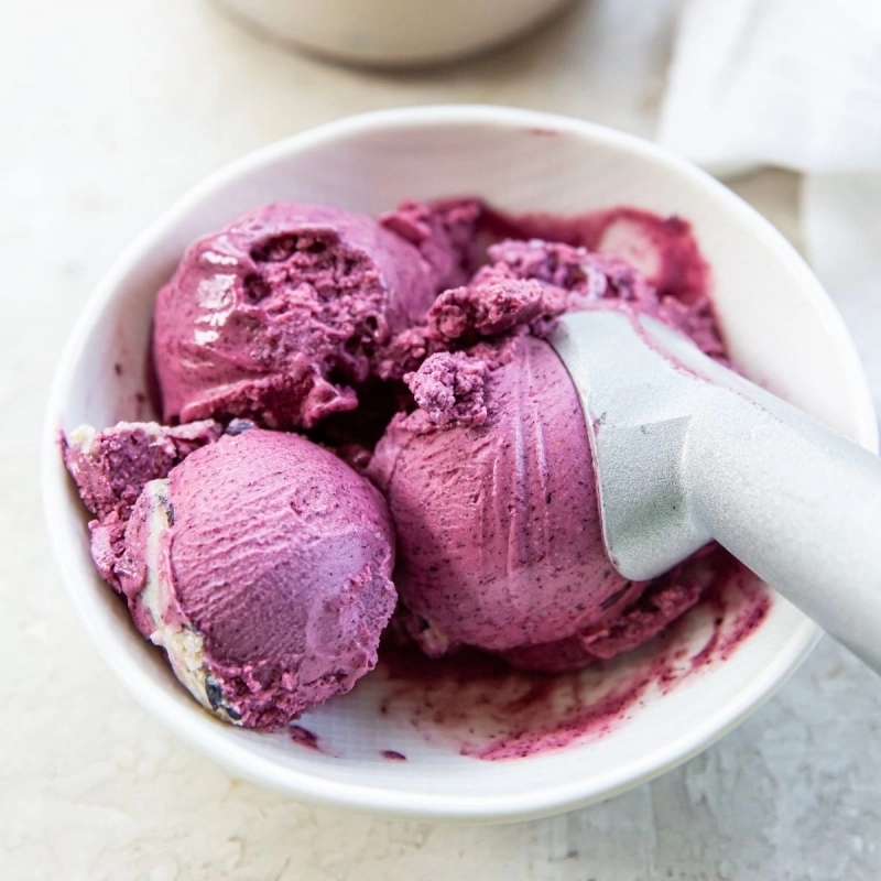 Ninja Creami Blueberry ice cream