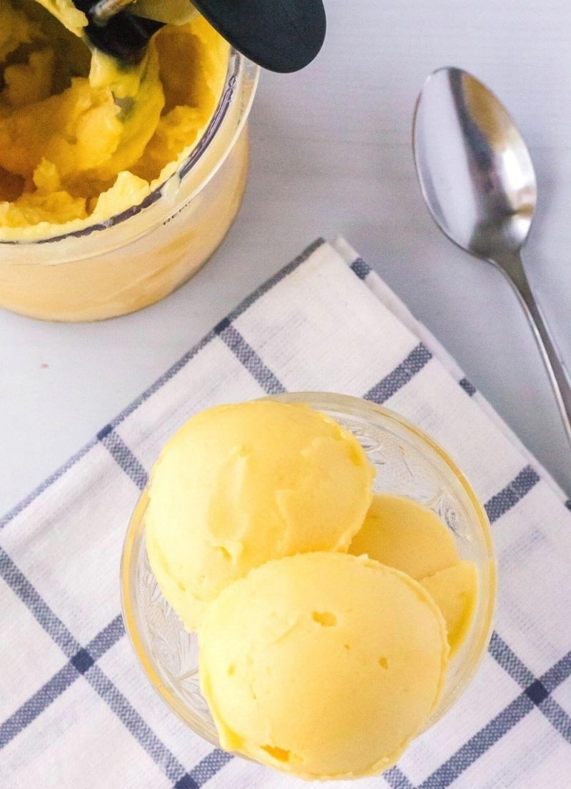 Peach Sorbet Ninja Creami recipe