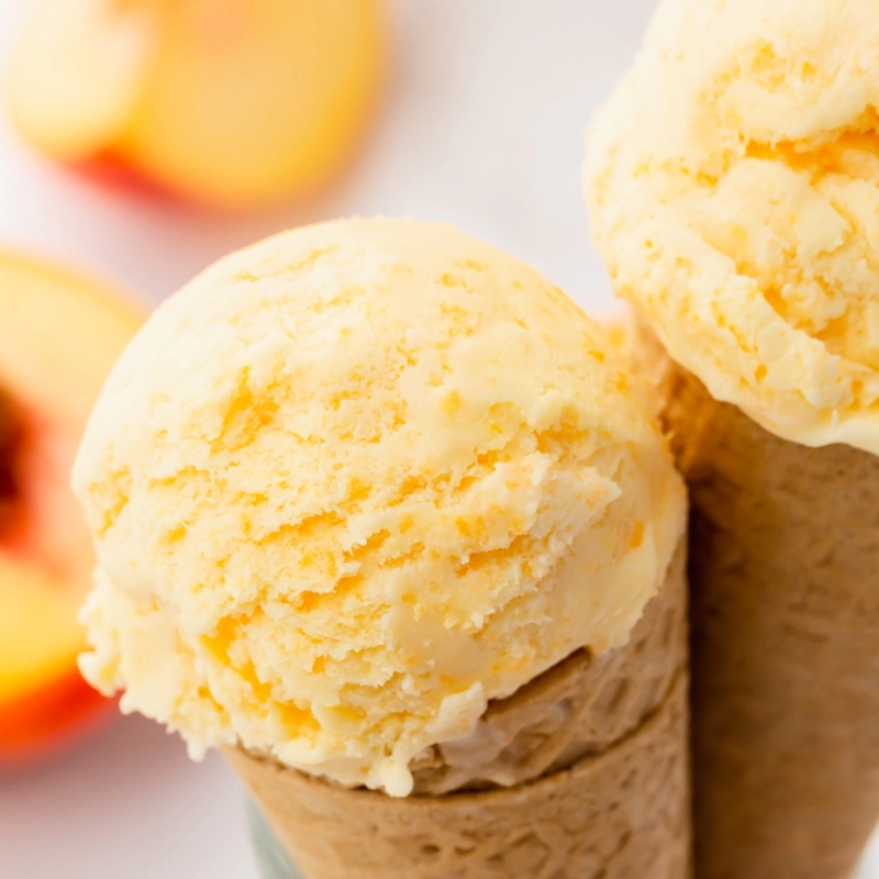 Ninja Creami Peach Ice Cream Recipe