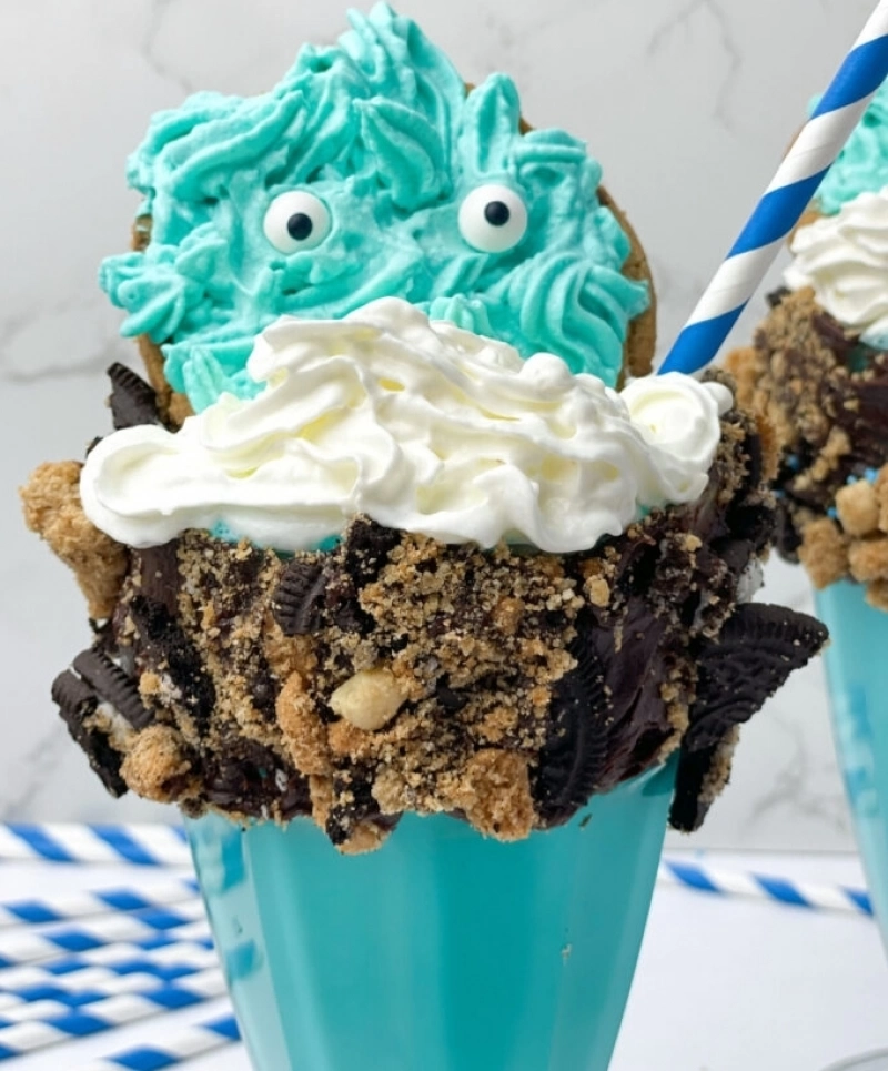 Perfect Cookie Monster Milkshake