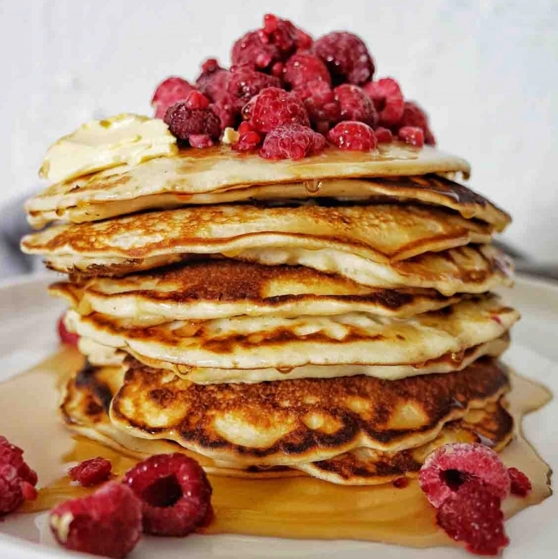 Raspberry Pancakes Recipe