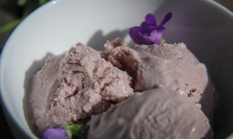 Violet Ice Cream recipe