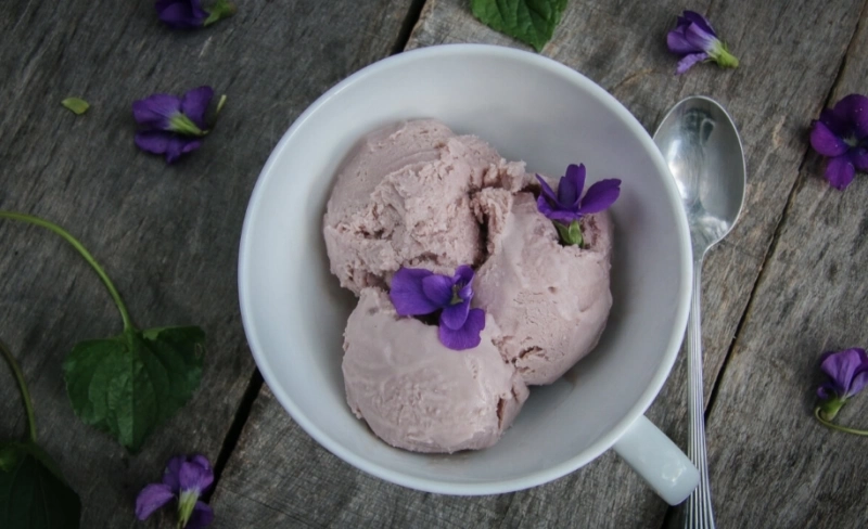 How to make Violet Ice Cream