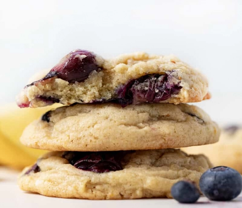 Lemon Blueberry Cookies recipe