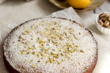 Pistachio Ricotta Cake