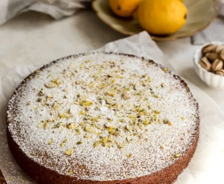 Pistachio Ricotta Cake