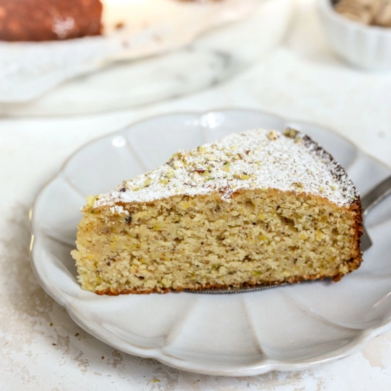 Pistachio Ricotta Cake