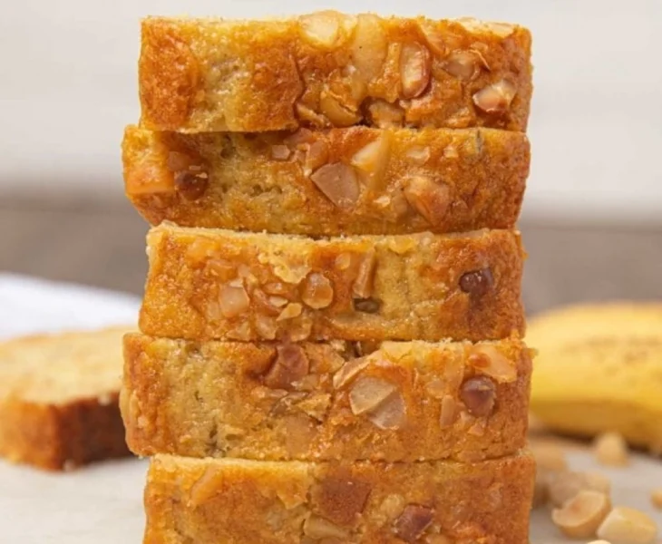 Banana Macadamia Nut Bread