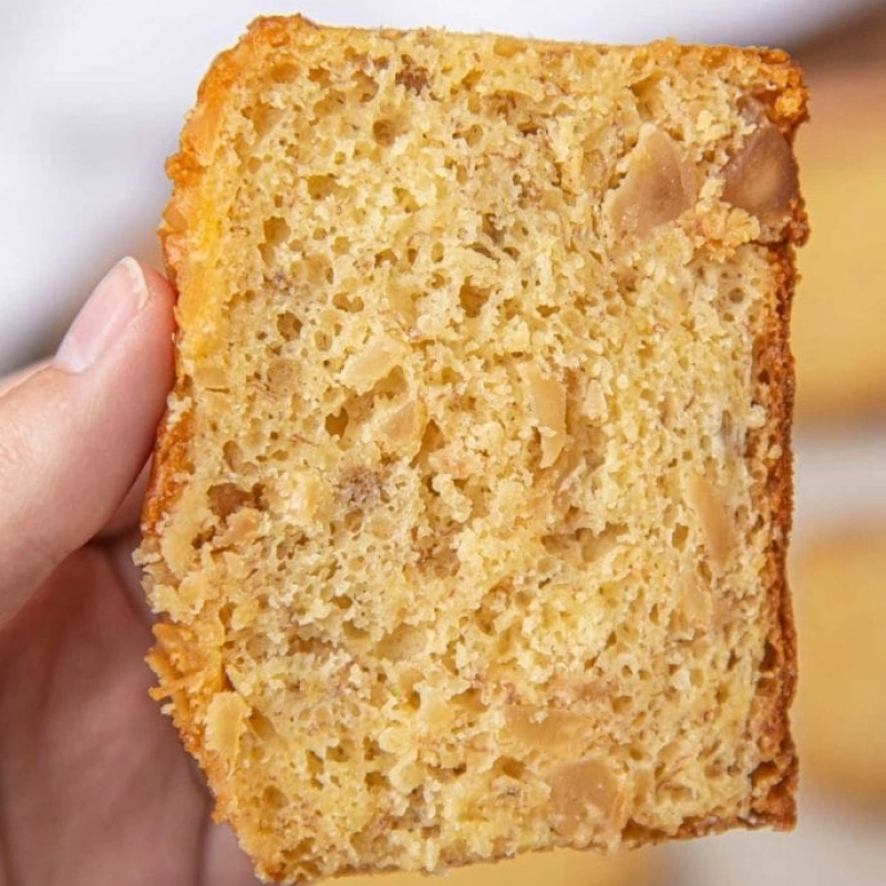 Banana Macadamia Nut Bread