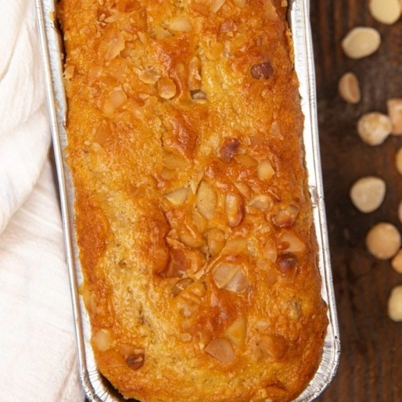 Macadamia Nut Banana Bread