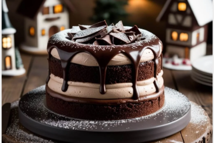 Swiss Chocolate Chalet Cake